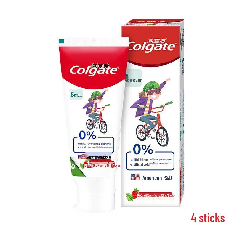 Colgate Kids Toothpaste 6+ Strawberry Mint 4-Pack