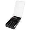 104 Grids Portable Battery Organizer Storage Box Carrying Case Holder With Battery Tester