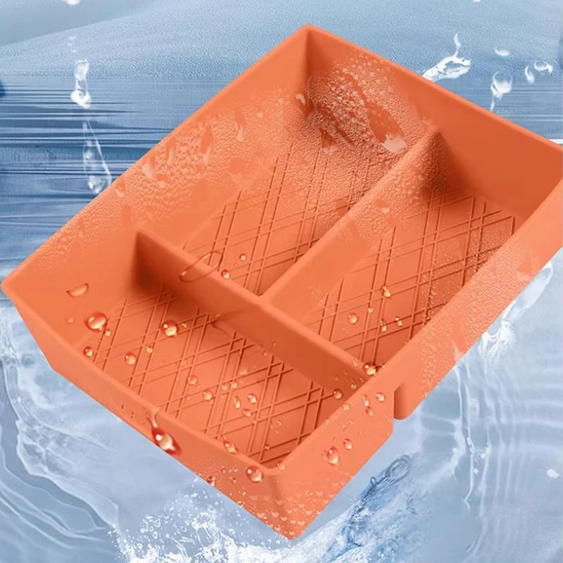 For Lynk & Co 900 2025 Silicone Armrest Box Storage Box Storage Arrange Car Accessories