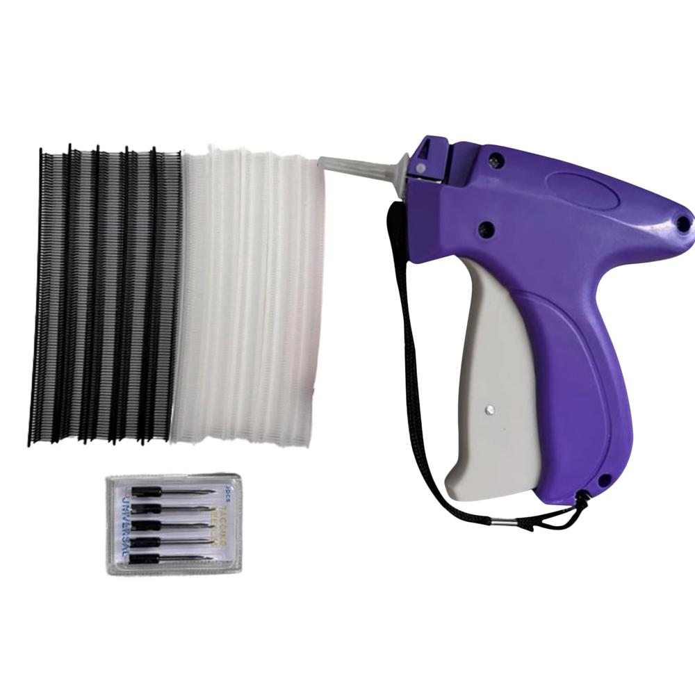 Clothes Label Garment Price Tagging Tag Gun+6 Needles +1000 Barbs Labeller Machine Sewing TCraft Tools 1Set