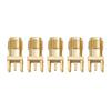 Set of 5 For SMA RF Coax Female Socket Connectors for PCB Soldering with 4mm Mount Designed for External For WiFi Antennas