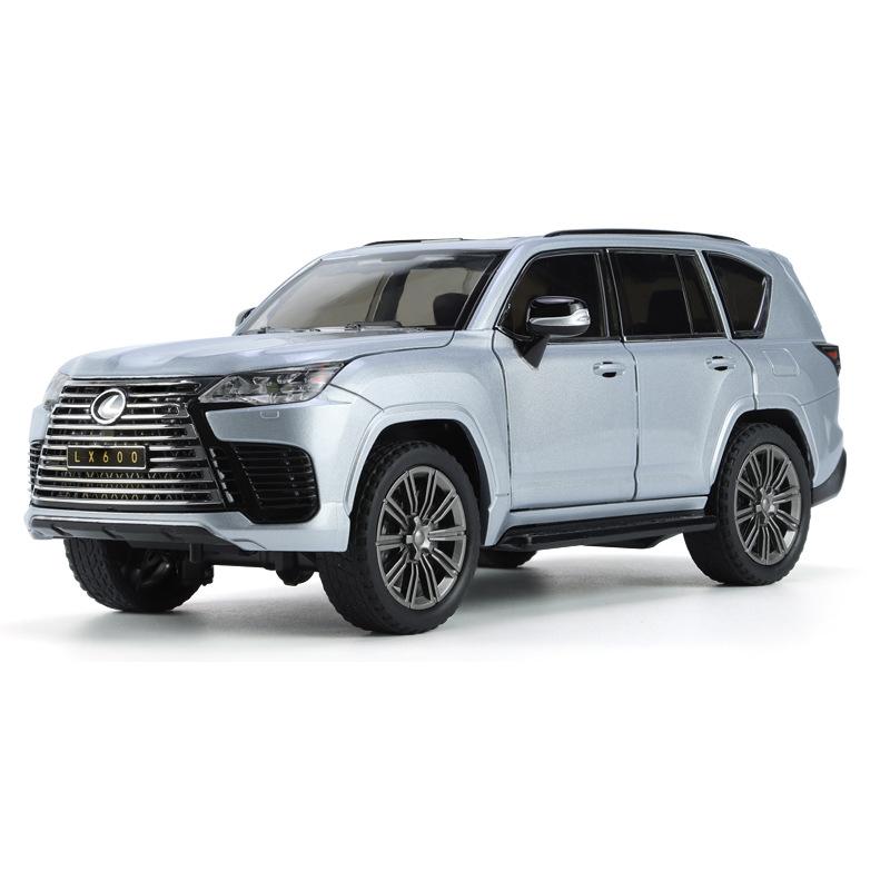 

1/24 Lexus LX600 Внедорожник Сплав Люксовая Модель Автомобиля Литые Металлические Игрушки Внедорожники Коллекция Моделей Автомобилей Звук и Свет Детская Игрушка Подарок серый