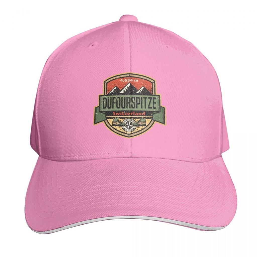 Dufourspitze Switzerland Baseball Cap Lightweight Packable Gift for Him Her Casual Daily Wear
