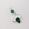 Chrome Diopside Gemstone 925 Sterling Silver Handcrafted Pretty Pendant 1.60" For Wedding Gift PP-13-9
