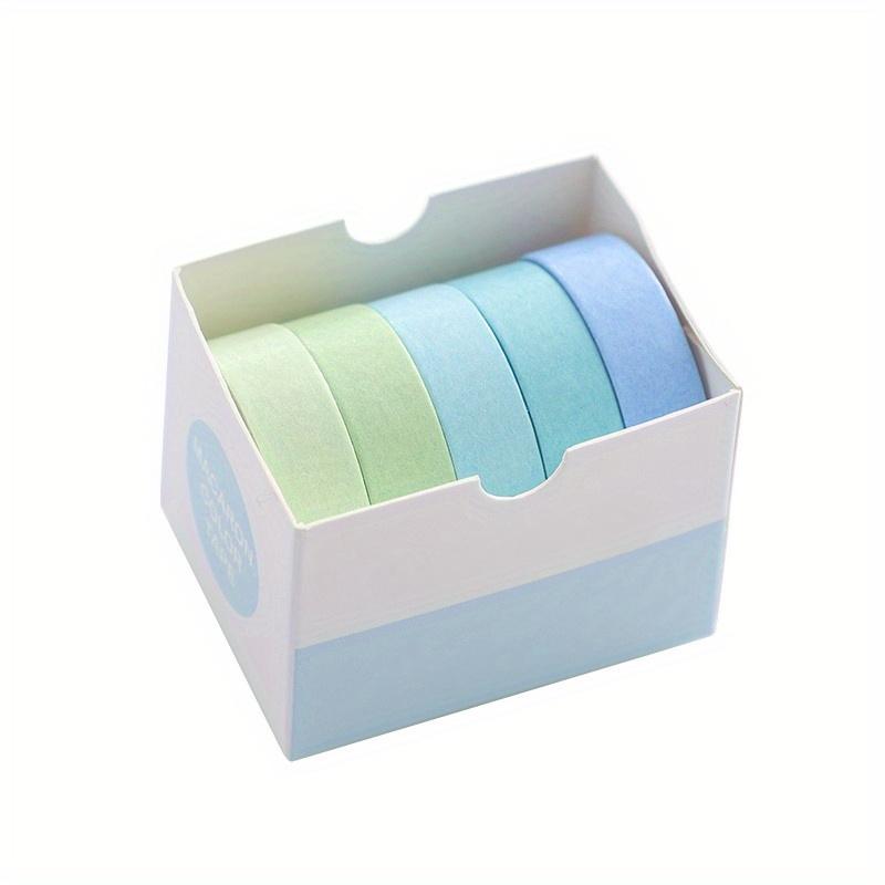

Card Lover 5 Rolls Basic Series Щоденник Барвиста стрічка Washi Скрапбукінг Morandi Кольоровий малярський скотч Журнальний матеріал
