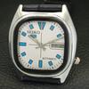 Seiko 5 AUTOMATIC VINTAGE JAPAN 7009A MENS WHITE COLOR DIAL WATCH A702103-5 R208-a702103