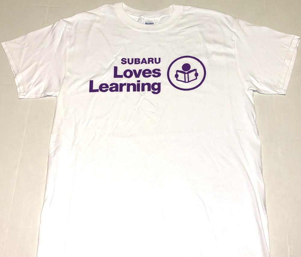 

Rare! Vintage Subaru Loves Learning T-Shirt New! MEDIUM Unisex T-Shirt XXL
