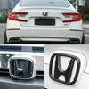ABS Carbon Fiber Car Front Grille Sticker Rear Trunk Steering Wheel Emblem for Honda Logo Accord 10th 2020 2019 2018 Accessories