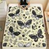 1PC Jewel Butterfly Print Flannel Blanket, High Quality All Seasons, Home Decor, Warmth and Comfort, Perfect for Christmas Gifts