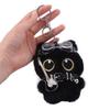 Kitten Soft Black Cat Plushies Stuffed Doll Cat Pendant School Bags Cat Plush Keychain  Backpack