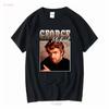 Nowa Koszulka Inspirowana George Michael WHAM Vintage Merch Hip Hop Rzadki vintage Sprana Stylowy Top Do Codziennego Noszenia Oddychający