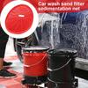 Dirt Trap Car Wash Bucket Car Wash Filter Cleaner Net Insert Washer Catcher Separator For Automotive Washing Auto Detailing