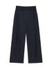 Mattengkim Tuck Point Stripe Trouser In Dark Navy