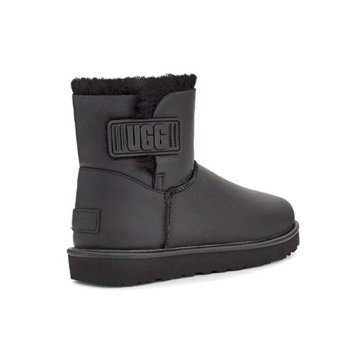 UGG Mini Bailey Logo Strap 'Black' Women's 1123623-UMBL