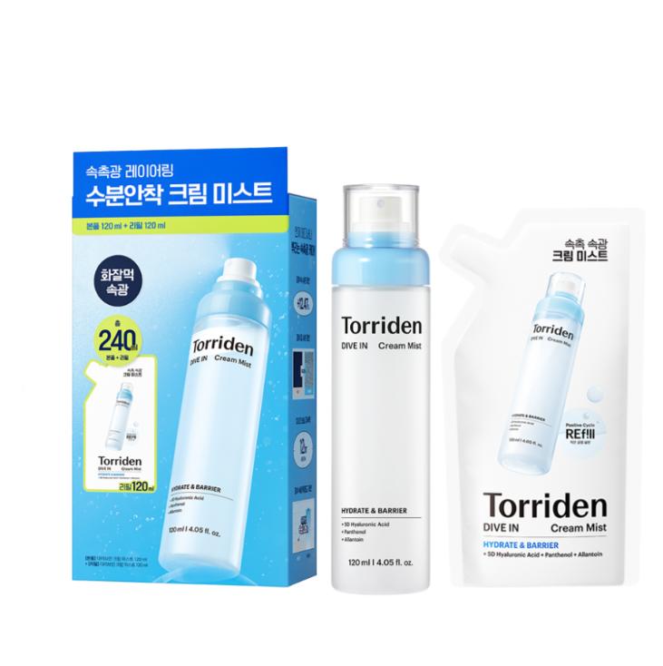 TORRIDEN Dive-In Low Molecular Hyaluronic Acid Cream Mist 120ml Hydrating Face Mist