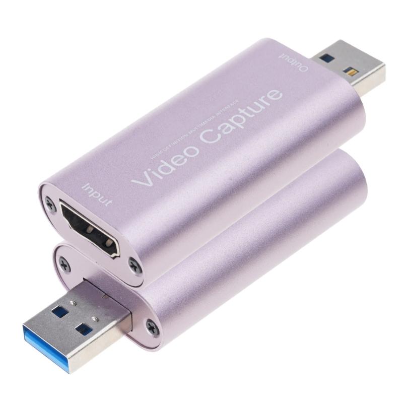 4K USB 3.0 HDMII-compatible Video Capture Card Phone Game Webcast Course Study Video Recording Board 1080P 60FPS PC