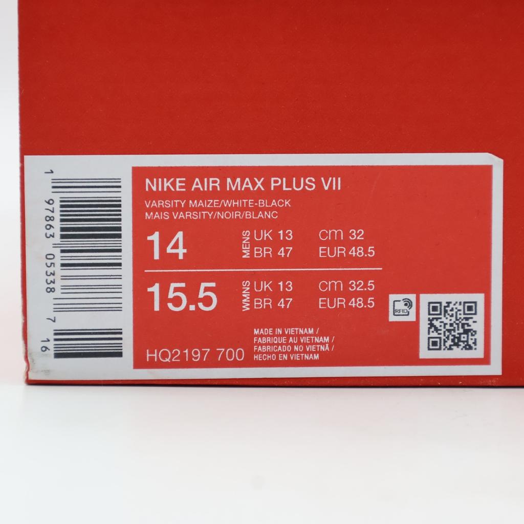 HQ2197-700 Nike Air Max Plus 7 Varsity Maize (Men's)
