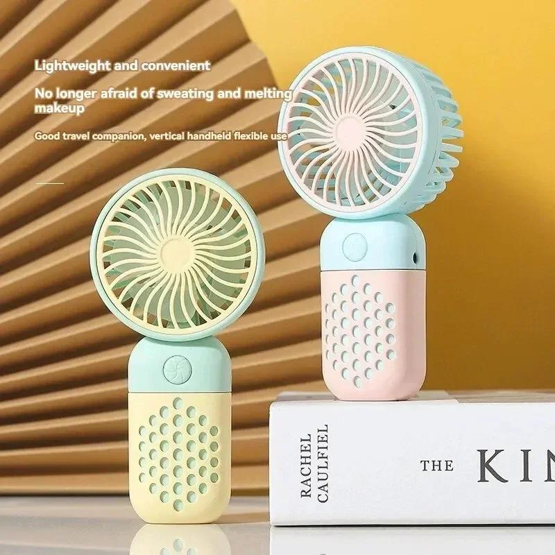 Motorcycle Portable Mini Fan Handheld Fan Lightweight Handy Fan Pocket Size Low Noise Small Electric Student Gift Outdoor Amagi