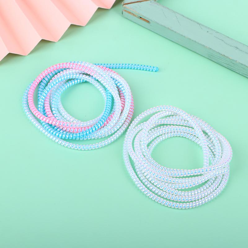 1.6M Color Cable Intertwine Rope Spiral Cable Protector Universal Charging Cable Cover Sleeve Saver Anti-Fracture Management
