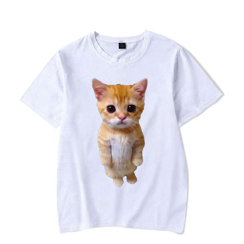 Funny Cat 3D Print Women Casual T-Shirt Women Men Summer Harajuku T Shirts Girl Boy Casual Fashion Clothes