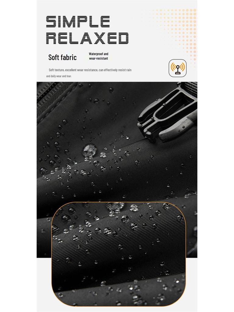 Men's Water-Resistant Business Travel Laptop Backpack, Large Capacity, Multi-Functional, Perfect for Short Trips