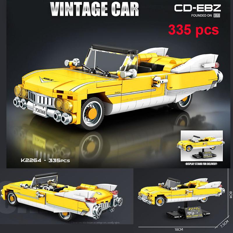 Technické Rychlé Auto Městské Vozidlo Závodní Vinylové Auto Stavebnice Sada Sportovní Auto Garáž MOC Kreativní Hračky Vzdělávací Dárek