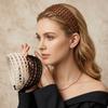 Rope Weaving Wide Headband Hollow Out Bohemian Hairband New Braided Hair Hoop  Beach Wedding