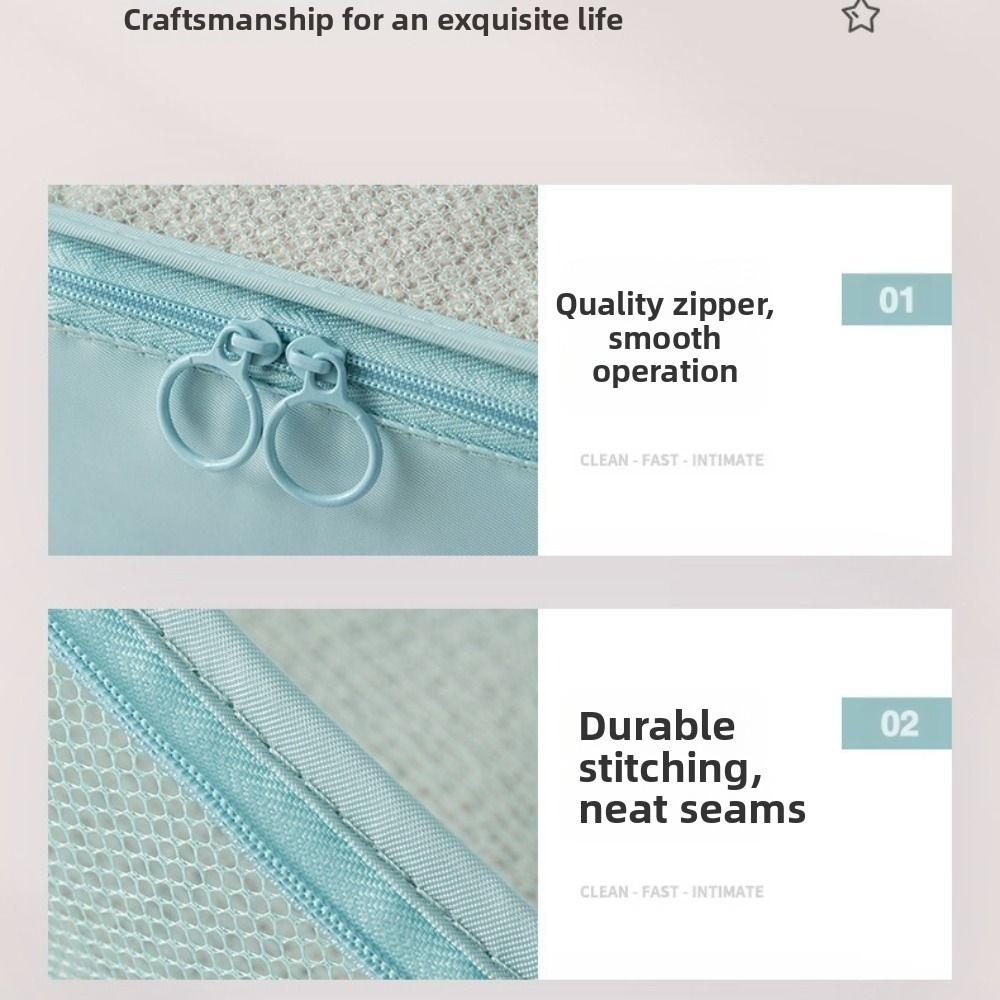 7pcs Waterproof Travel Storage Bag Large Capacity Foldable Clothes Sorting Bag Multi-purpose Portable Luggage Storage Cases