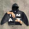 Unisex Oversized Hoodie Y2K Streetwear Graphic Print Loose Fit Pullover Men Women 2026