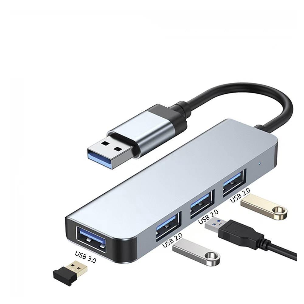 4 Port USB 3.0 HUB Adapter with 5Gbps High-Speed USB3.0 HUB 5Gbps Multi USB-C Splitter for Pro PC Accessories in Stock