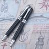 Personalized Luxury Signature Gel Pen Black Metal Roller Ballpoint Pen