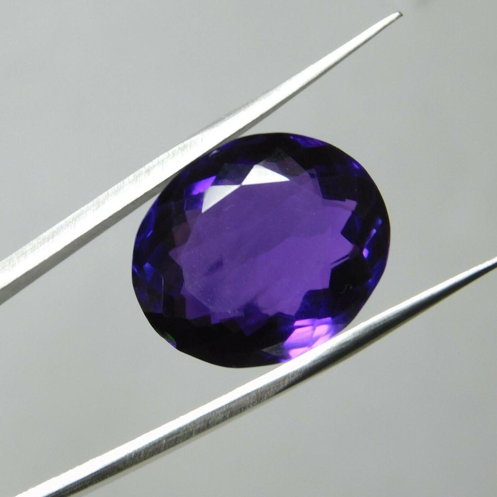 Natural Purple Tanzanite Loose Gemstone 7.10 Ct Brazilian Oval Cut for Jewelry Making and Crafts