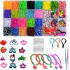 YUSLROB Rubber Band Refill Kit, Rubber Band Bracelet Set (2000+) - Kids Loom Bracelet Making Kits, Bracelet Making Kits (2000+Rubber Band Bracelet