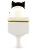 Forcart Cute Handmade Glass Cat Toilet Cat CYK1041
