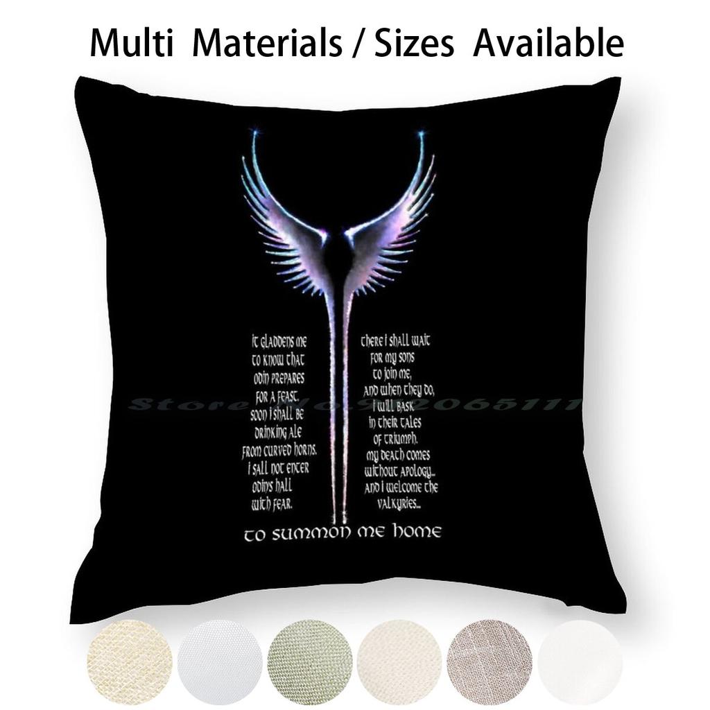 Buy Ragnar' S Final Words Pillow Case Throw Pillow Cover Cotton Linen
