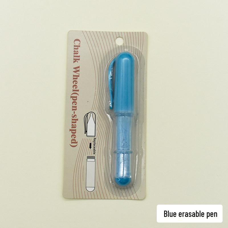Refillable Chalk Tailoring Pen with Lid - Pen-shaped Fabric Marking Tool
