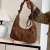 Casual Literary Canvas Bag Retro Corduroy Shoulder Bag Women's New Women's Bag Drawstring Messenger Bag