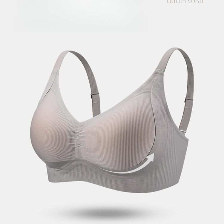 Seamless Lingerie Women's Gathering and Lifting Bra Retractable Accessory Breasts Anti-sagging Sports Bra Stable and Comfortable Lingerie