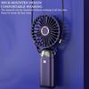 1PCS Mini Portable Fan With Smart LED Digital Display 5 Speed Adjustable Rechargeable Handheld Fan Mini Fan