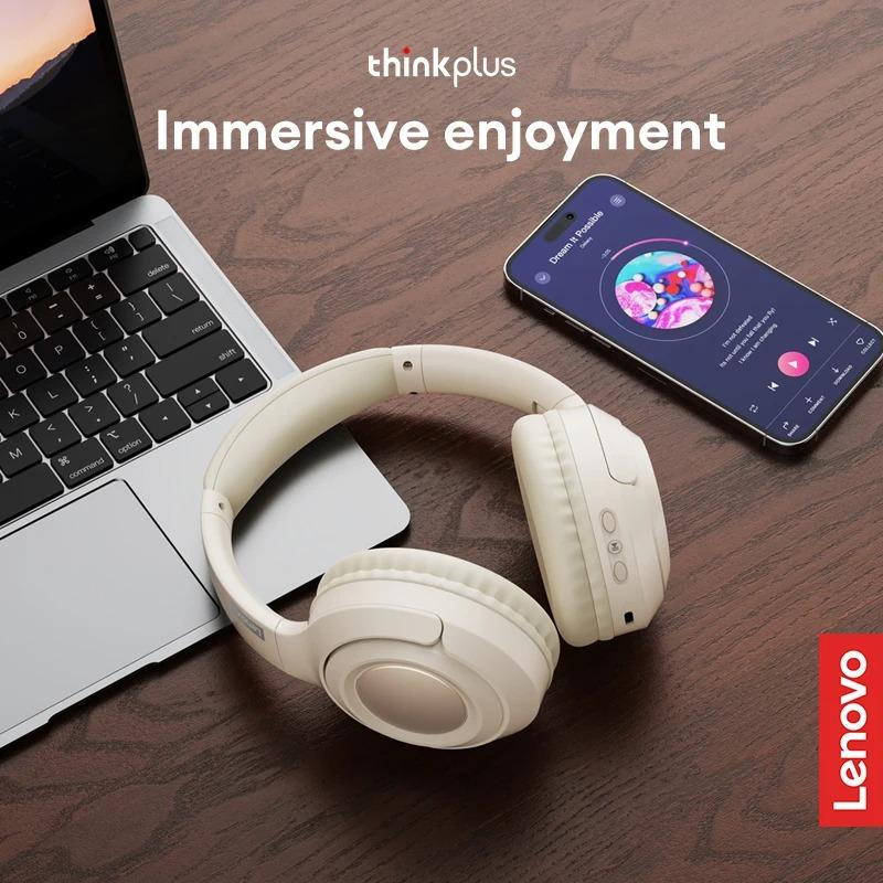 Noile căști Lenovo Th54 fără fir Bluetooth V5.4 Căști șocante pentru ascultare Apeluri HD Căști cu reducere activă a zgomotului