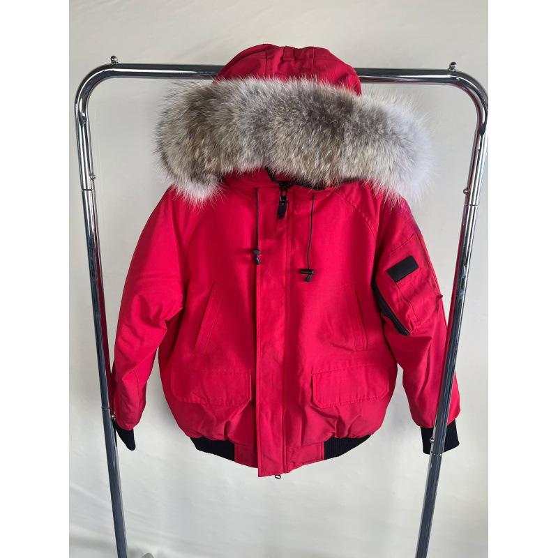 Canada Chilliwack Goose Down Jacket Men's and Women's Real Wolf Hair Jacket