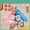 Pikachu Doraemon Linabell Totoro Lotso Stitch Keychain Bag Decoration Gift Kids
