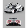 1/32 Lotus Evija Supercar Alloy Muscle Car Model Sound and Light Pull Back Children's Toy Collectibles Birthday Gift