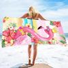 Flamingo Microfiber Beach Towel Quick Dry Lightweight Oversized Absorbent Towel for Vacation Camping Po Ideal Gift for Family