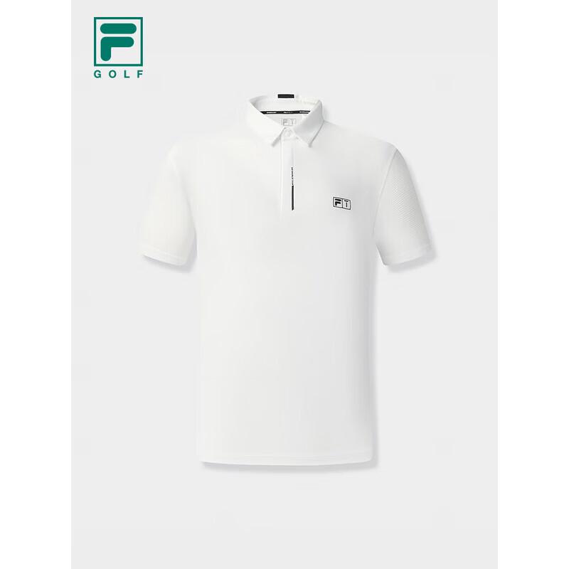 FILA Men's Knitted Short Sleeve Golf Polo Shirt
