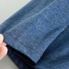 Daily Order Cutting Label Export Export Remaining Tail Order Cutting Label Men Long Sleeves T-shirt Spring and Autumn Pure Cotton Solid Color T-shirt