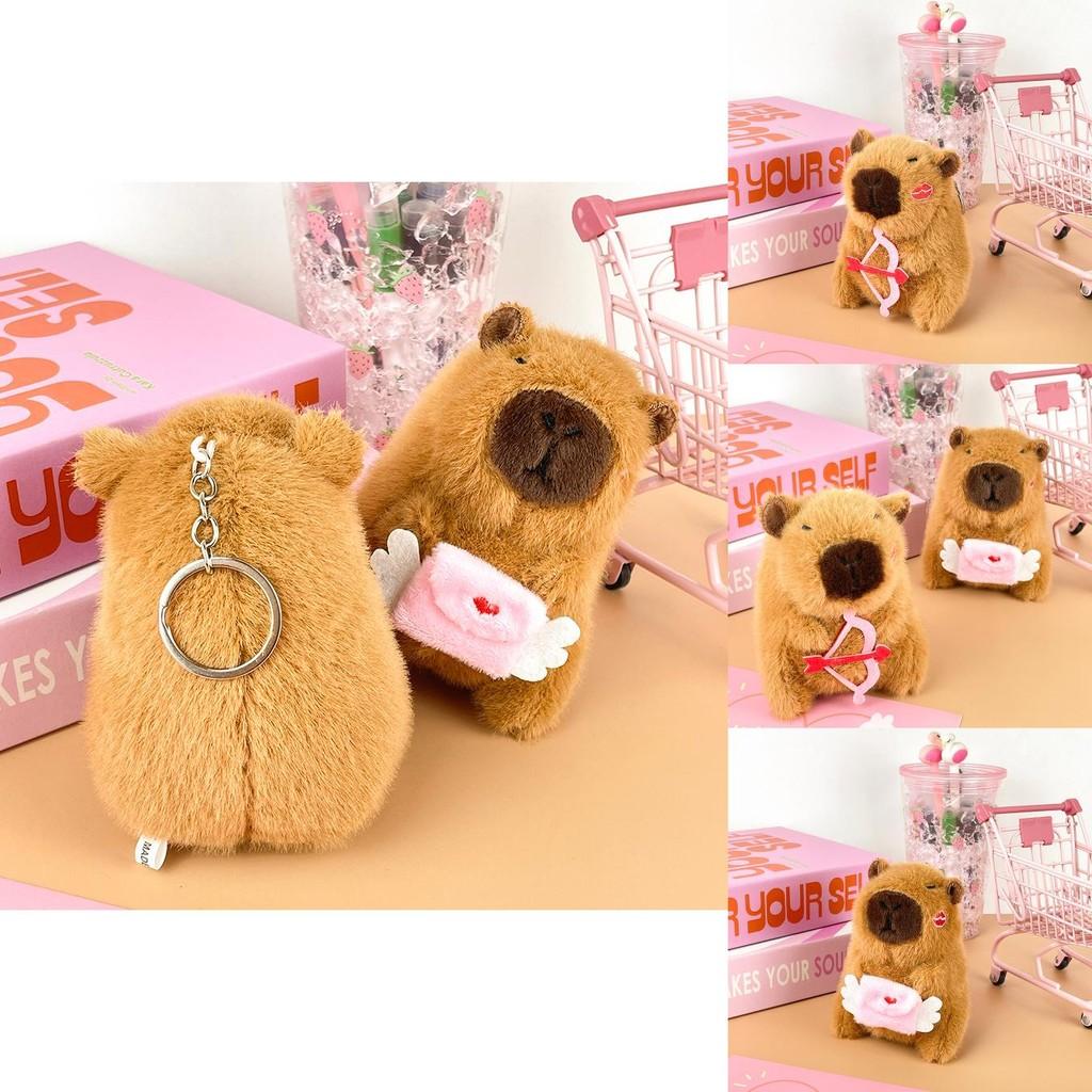 Capybara Plush Toy With Love Letter Design For Romantic Gift Idea