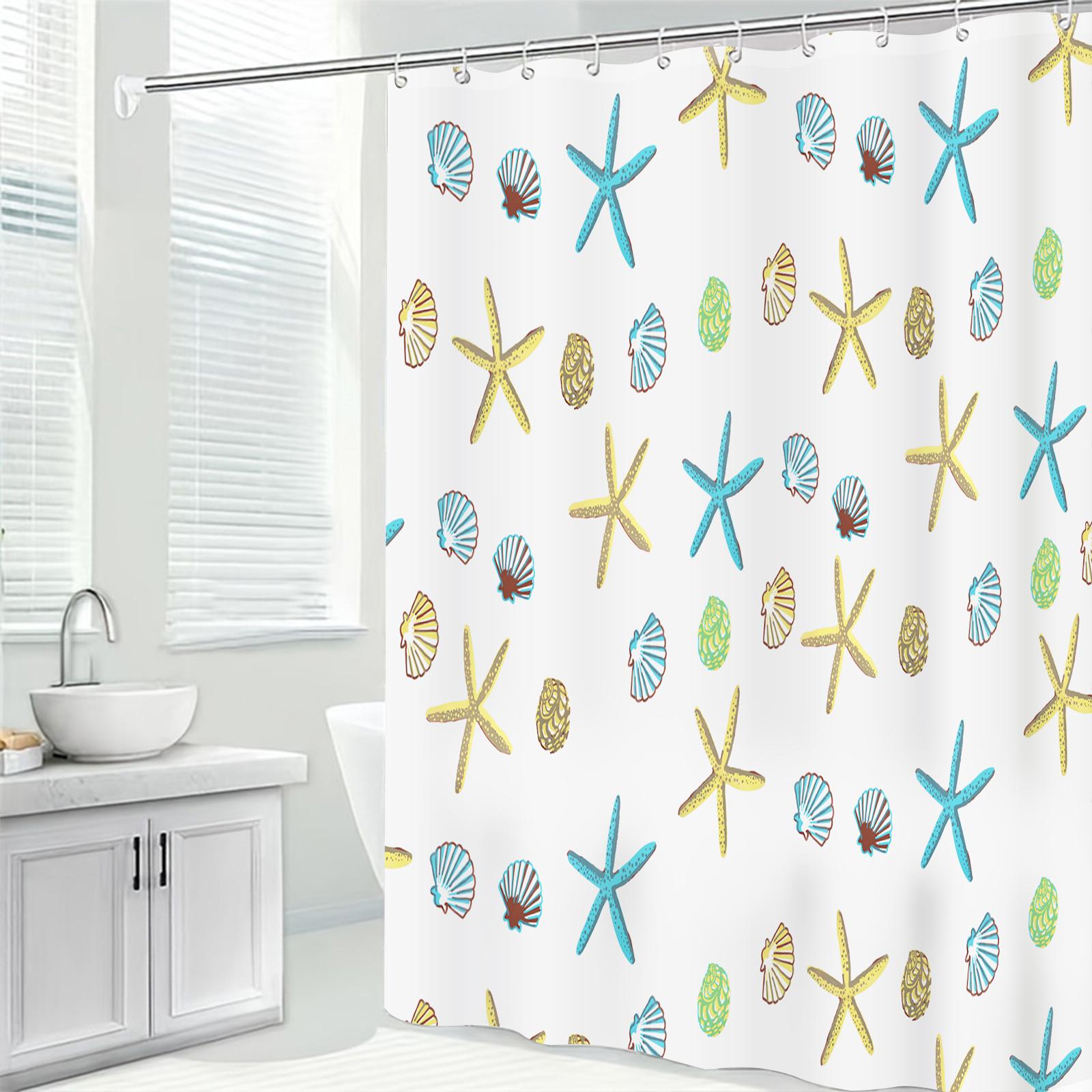 PEVA Clear Shower Curtain for Bathroom Curtain Waterproof Washable Lightweight Shower Curtain Simple Elegant Decor Bath Curtain 180*180cm