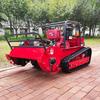 Russian Diesel Remote-Controlled All-Terrain Tracked Lawn Mower for Steep Slopes