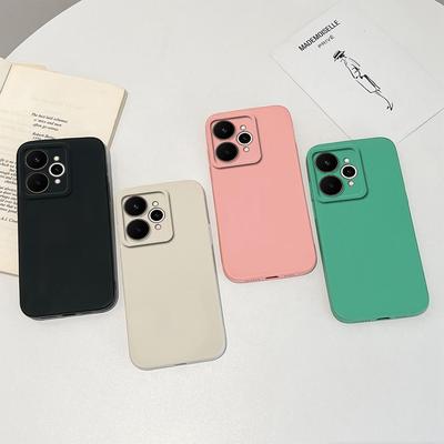 För Realme 15 15T 15X C85 C73 C71 Note 70 70T Lyxigt Enfärgat Mobilskal Matt Silikon Anti-Slip Hållbara Skyddsskal För Realme Stötfångarskal